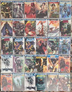 Full Box Of DC Comics. 63 DC Comic Books