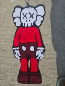 Kaws custom Rug