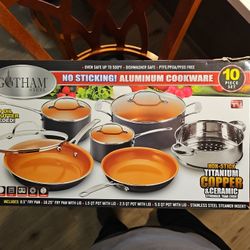 Gotham Steel Aluminum Cookware.