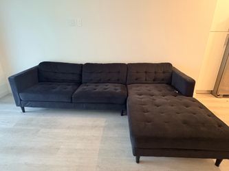 Black sectional