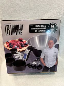 Robert Irvine 9-Piece Digital Scale & Measuring Set