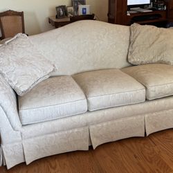 FREE: 2 White couches, Thomasville Brand