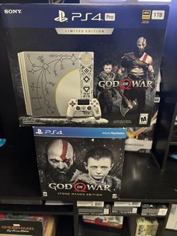 PlayStation 4 Pro 1TB Limited Edition Console - God of War Bundle  [Discontinued]