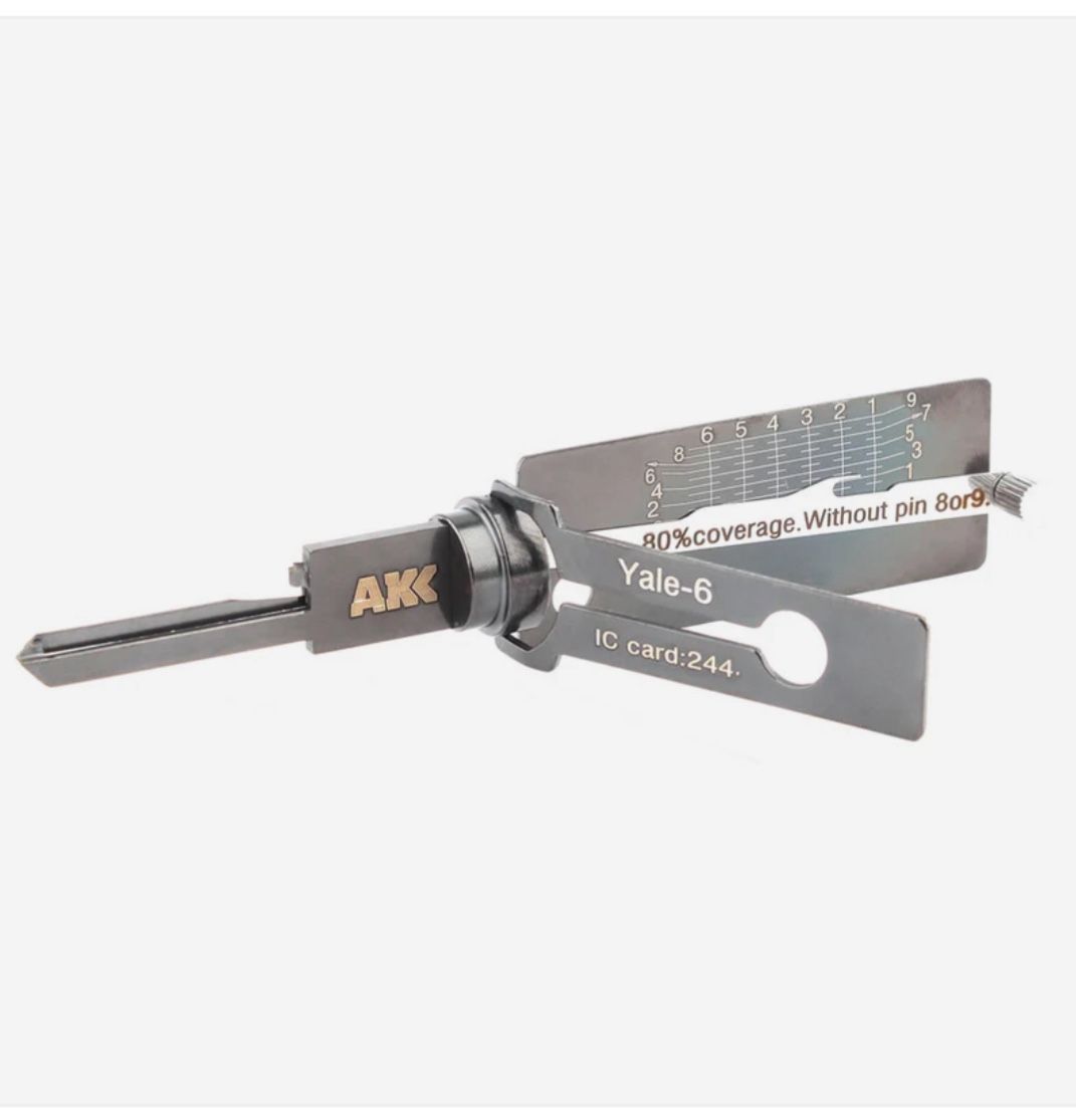 Yale-6 (6pin) 2 in 1 Pick For Yale Door Lock