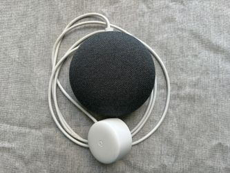 Google Home Mini 1st Gen H0A Smart Speaker – Charcoal with Power Adapter