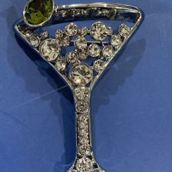Chico’s Martini  Brooch