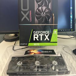 GeForce RTX 3070 XC3 Ultra EVGA - Beast Of A Card  With 3 fans and original packaging 