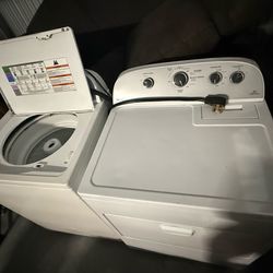 Whirlpool washer and dryer