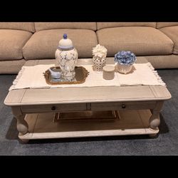 Coffee table with two matching and tables solid wood good quality very good condition