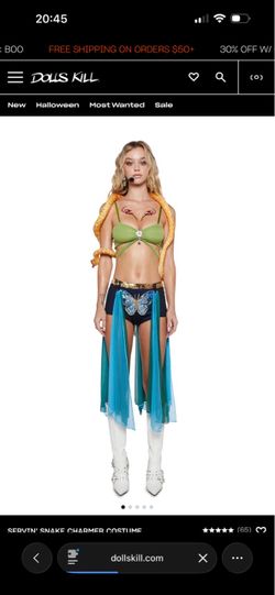 Women’s Britney Spears Slave 4 U Costume - Medium