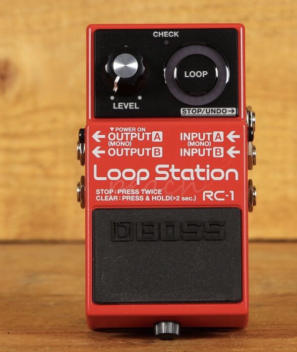 Guitar effects pedal- Boss loop station.