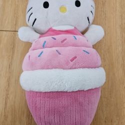 Hello Kitty Cupcake Stuffed Animal 