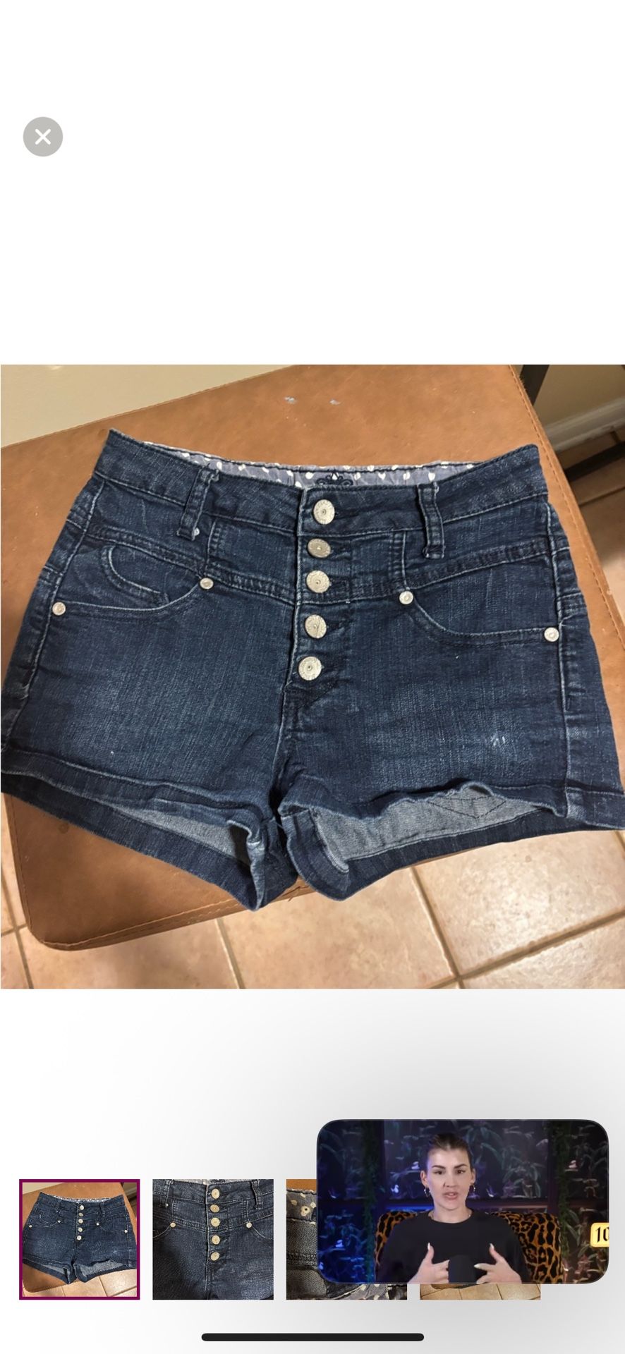 Almost Famous High Waist Denim Shorts