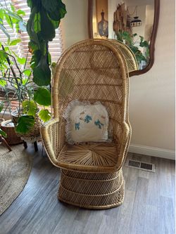 Vintage wicker chair