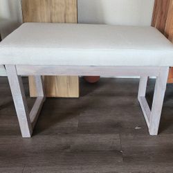 Contemporary Rectangle Footstool, Ottoman, Or Entryway Bench