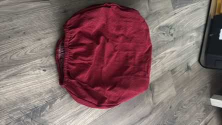 Burgundy seat cover