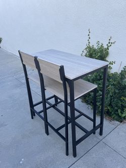 Counter top table and chairs