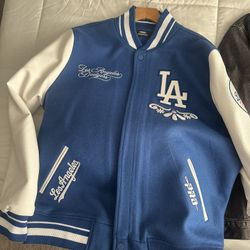 XL Leather Dodger Jacket New 