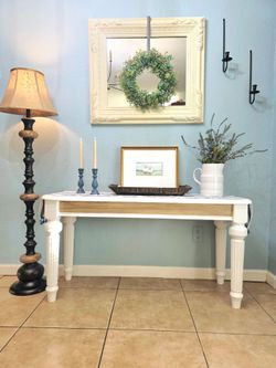 Console Wood Table