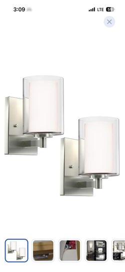 2 modern vanity lights