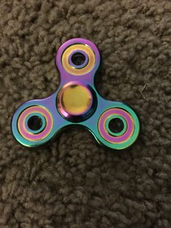 Rainbow fidget spinner