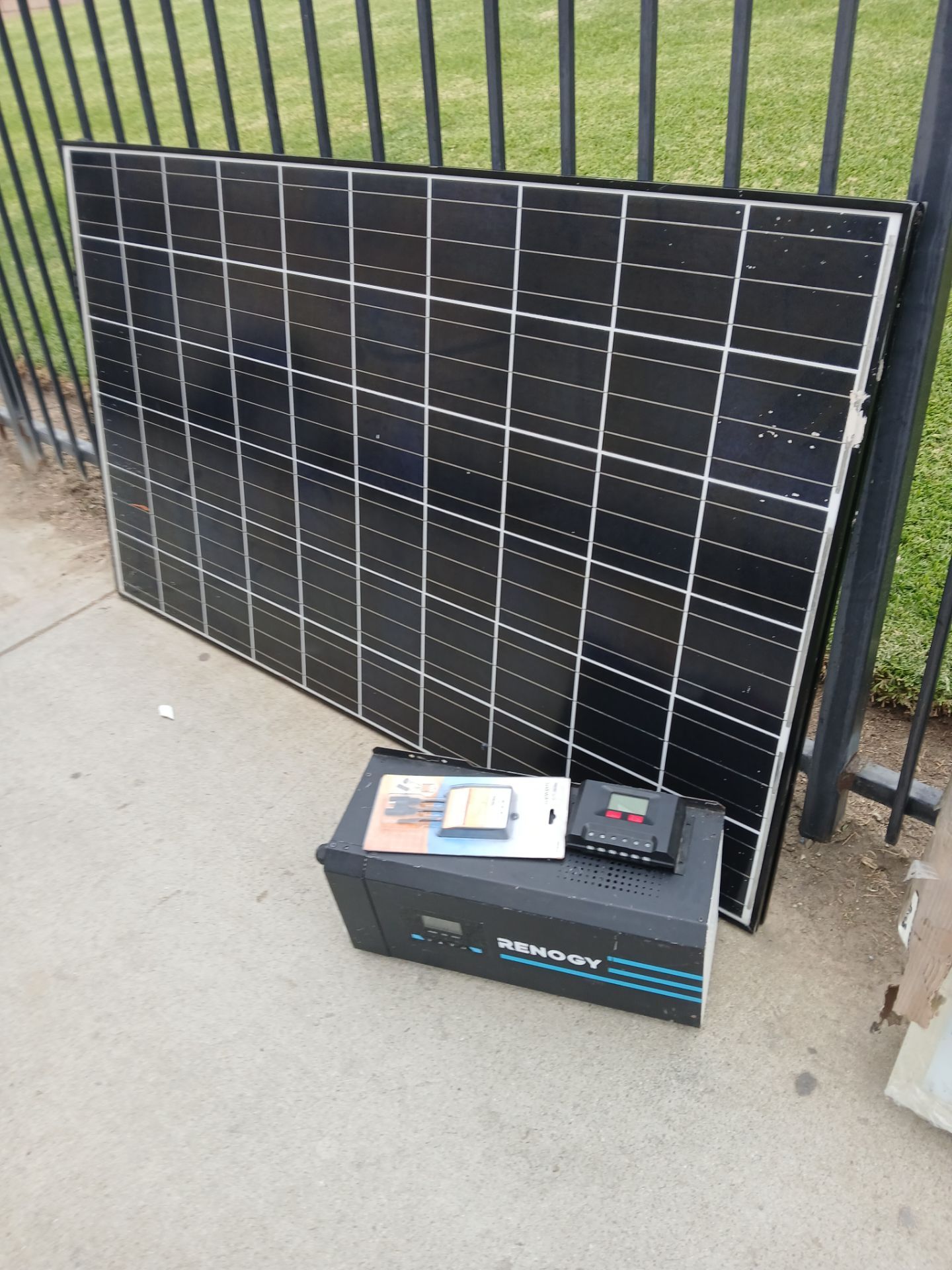 Solar panel and accessory for charging