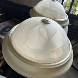 13” Flush Mount Ceiling Light Fixtures x3 