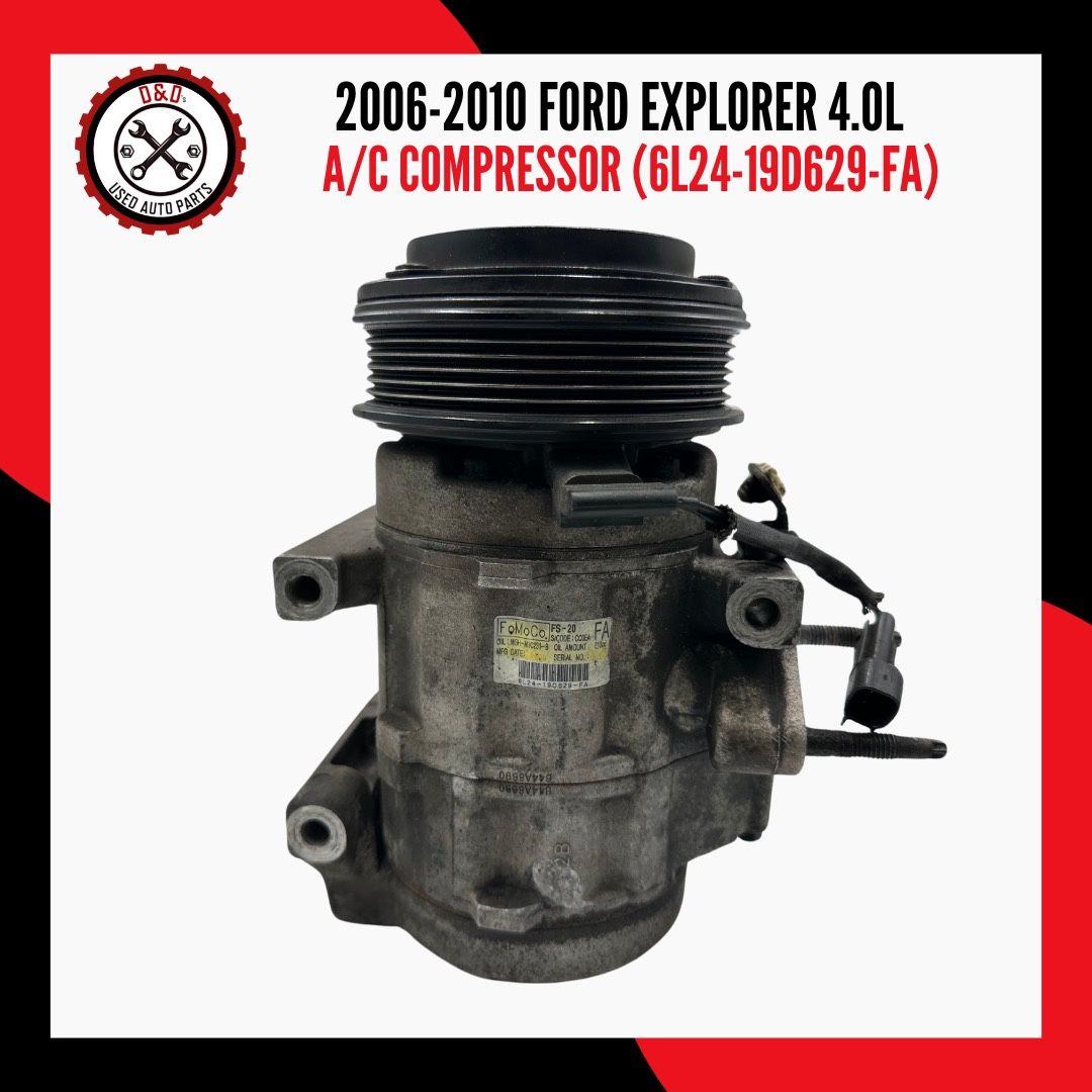 2006 To 2010 FORD EXPLORER 4.0L A/C COMPRESSOR