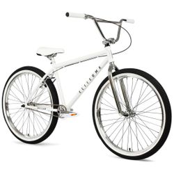 ELITE BMX OUTLAW 26" Bike | White & Chrome