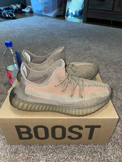 sand taupe yeezys size 10