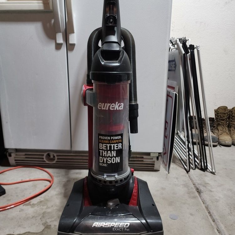 Yellow Eureka Vacuum Red Eureka AirSpeed Eureka Air Speed Bagless Corded Washable Filter  Multi-Surface Upright Vacuum NEU102 The