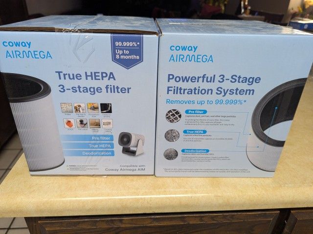 Conway "Airmega" True HEPA 3-Stage Filters