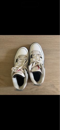 Air Jordan 4 White Sneakers