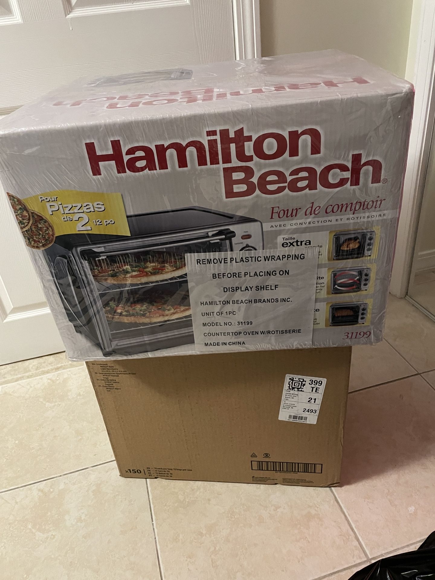 Oven , toaster oven , rotisserie, hot air oven, pizza oven