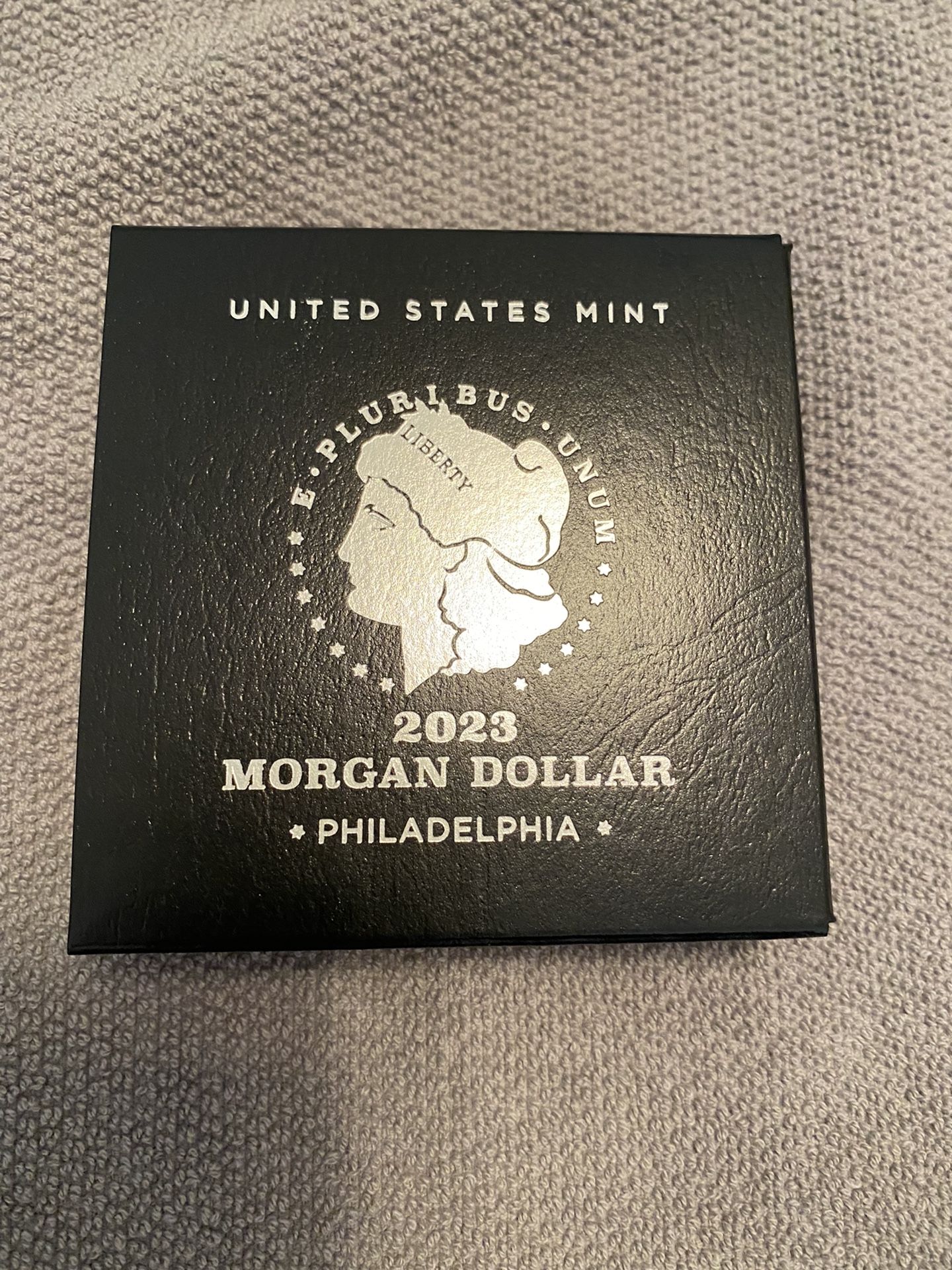 Silver Morgan Dollar Coin From The Year 2023.