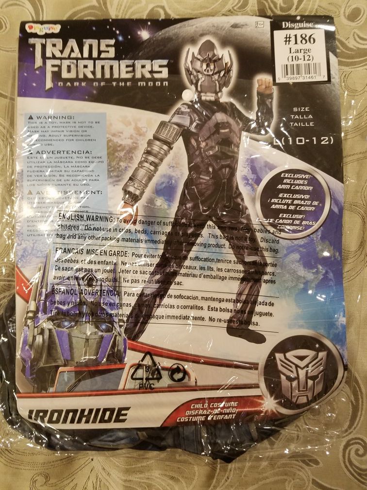 Transformers Iron Hide Halloween Costume