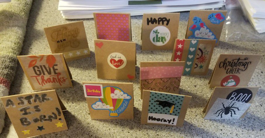 Handcrafted Variety Holiday Gift Tags