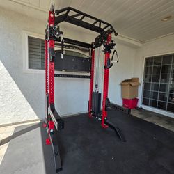Vesta Pro Series 2in1 Squat Rack | Functional Trainer | 400lb Weight Stack | Commercial Grade | Gym Equipment | FREE DELIVERY🚚 🔴