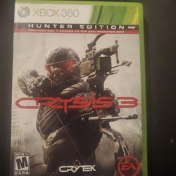 Crisis 3 Hunter edition Xbox 360