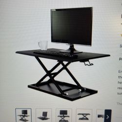 Luxor 29” Pneumatic Standing Desk Converter
