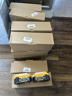 2-Pack 20V 6.0Ah High Capacity Replacement Battery Pack Compatible with Dewalt 20V Max DCB200 DCB203 DCB204 DCB206 DCB209 Cordless Power Tools (Not De