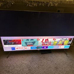 55 In Samsung 4k SUHD tv W Base & Remote 