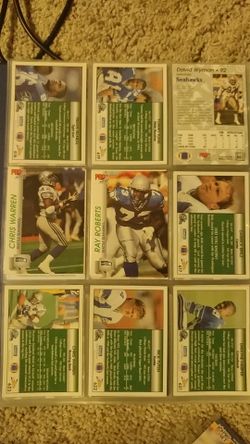 NFL collectable football cards (Seattle Seahawks)