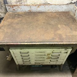 Antique Work Bench Cast Iron