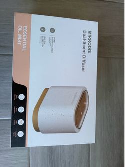 Mirroddi Dual Scent Diffuser Aromatherapy Rechargeable WiFi Colorful Lights