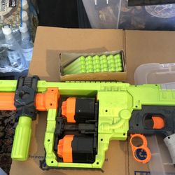 Nerf Zombie Strike Doominator Dominator 24 Dart Gun Blaster Zombie Blaster Works