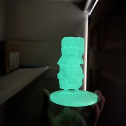 Glow In The Dark Chicken Jockey Statue (Big)