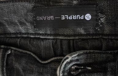 Purple Brand Black Denim Jeans