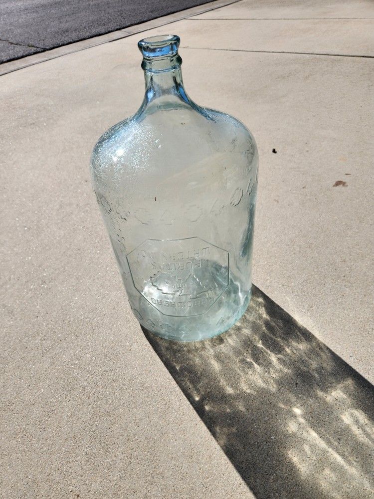 Antique Arrowhead, Glass, 5 gallon Water Bottle