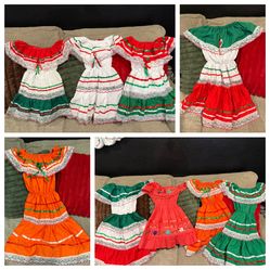 TRADITIONAL MEXICAN DRESS FOR KIDS GIRLS MEXICAN DRESS